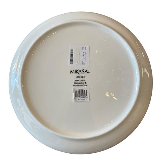 Mikasa Christmas HOPE JOY Fine China 11in Holiday Dinner Plates Set of 4 New - Picture 13 of 14